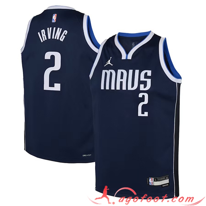 Maillot Dallas Mavericks (IRVING #2) 2023/23 Noir Statement Edition