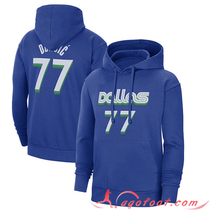 Sweatshirt Training Capuche Dallas Mavericks Bleu Marine 2023