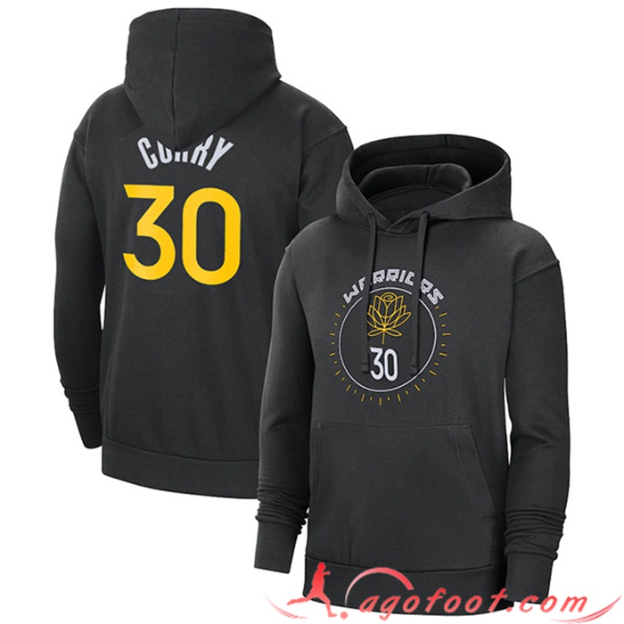 Sweatshirt Training Capuche Golden State Warriors Noir 2023