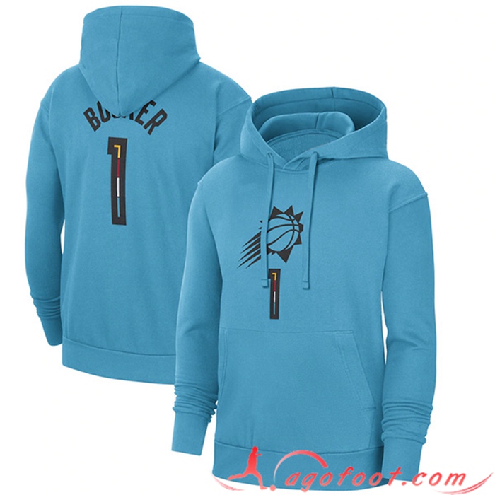 Sweatshirt Training Capuche Phoenix Suns Bleu Clair 2023