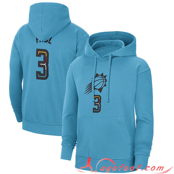 Sweatshirt Training Capuche Phoenix Suns Bleu Clair 2023