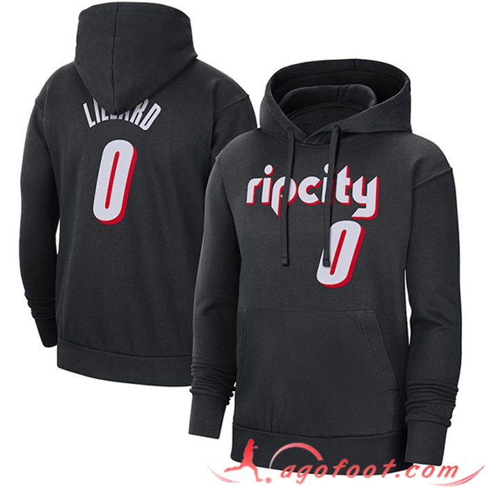 Sweatshirt Training Capuche Portland Trail Blazers Noir 2023