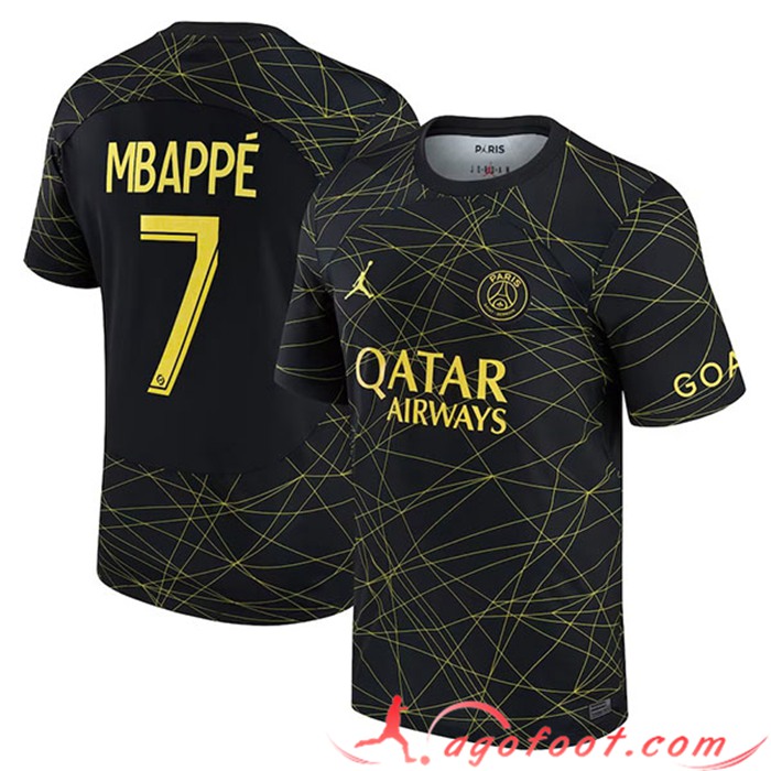 Maillot de Foot PSG (MBAPPÉ #7) 2023/2023 Fourth