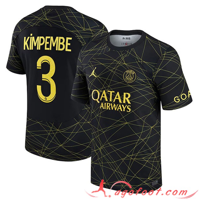 Maillot de Foot PSG (KIMPEMBE #3) 2023/2023 Fourth