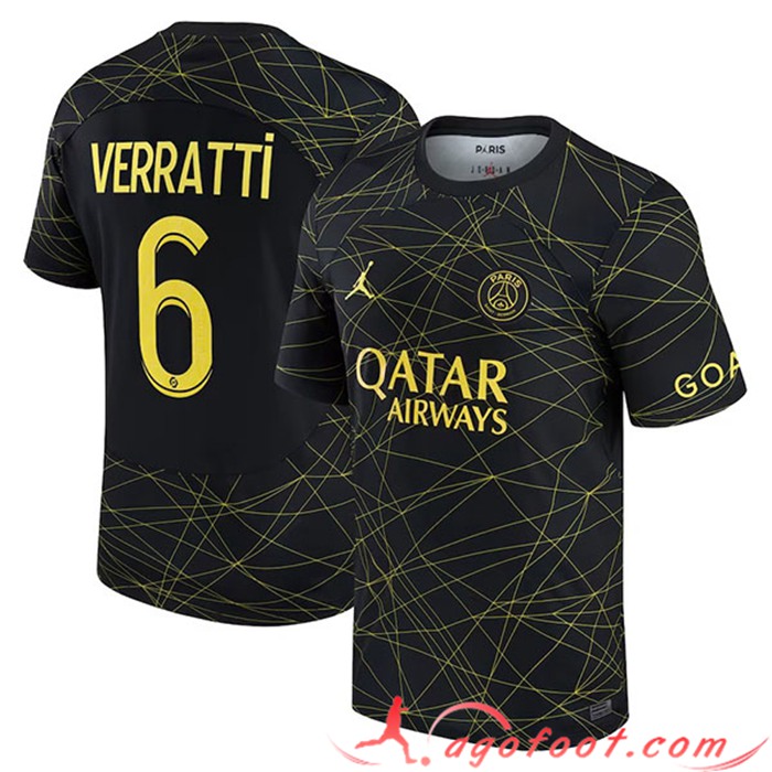 Maillot de Foot PSG (VERRATTI #6) 2023/2023 Fourth