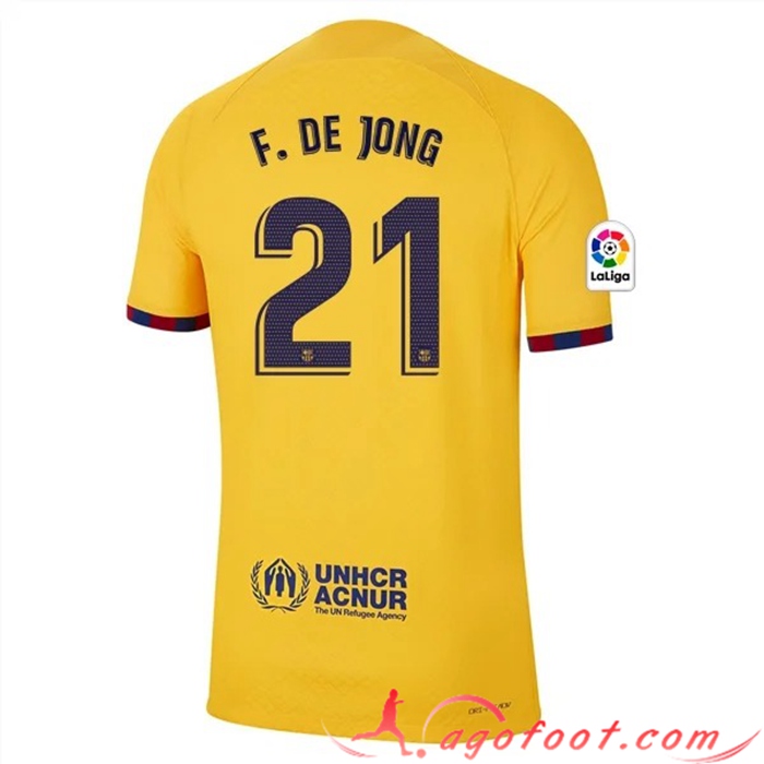 Maillot de Foot Barcelone (F.DE JONG #21) 2023/2023 Fourth
