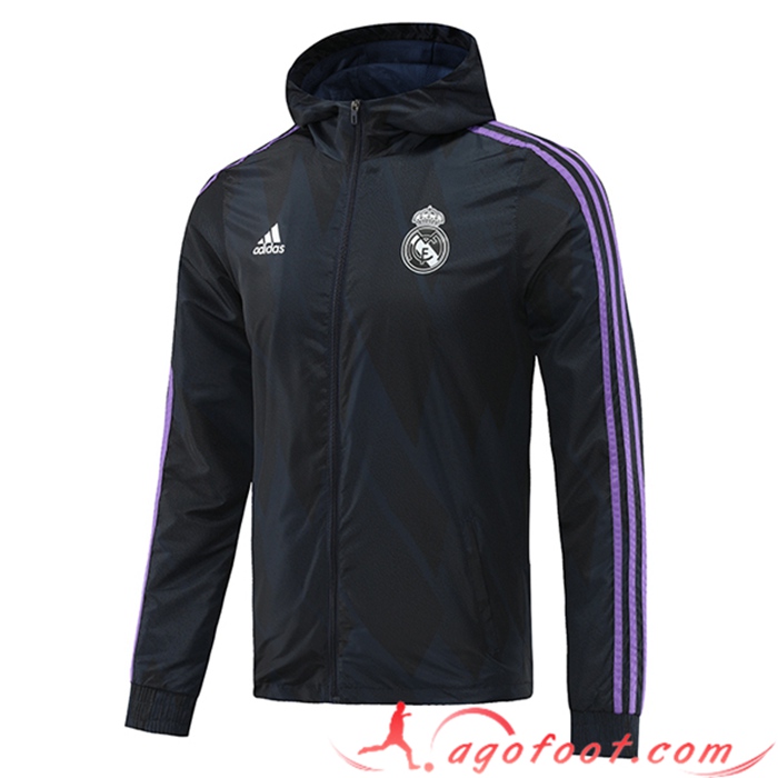 Coupe-Vent Real Madrid Noir 2023/2023