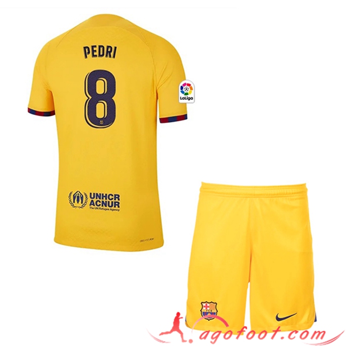 Maillot de Foot Barcelone (PEDRI #8) Enfants Fourth 2023/2023