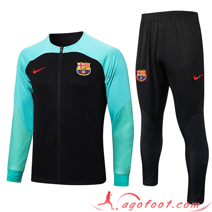 Ensemble Survetement de Foot - Veste FC Barcelone Noir 2023/2023