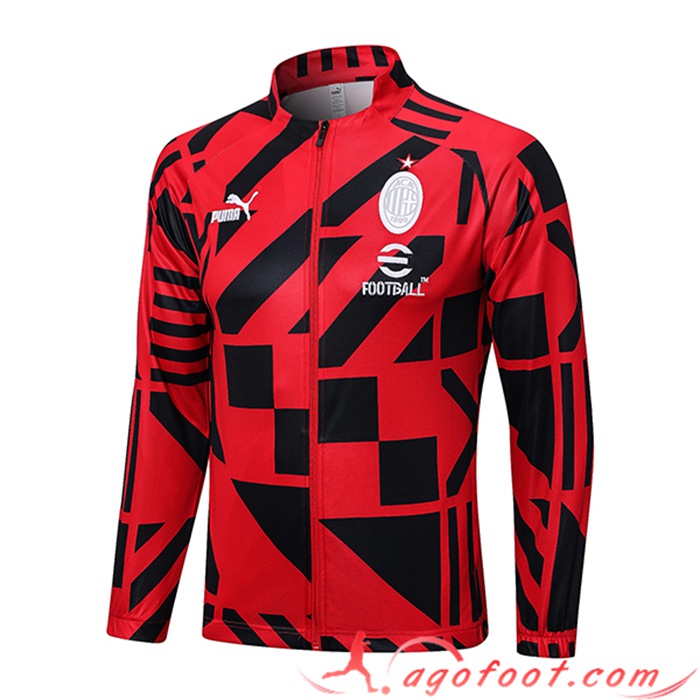 Veste Foot Milan AC Rouge 2023/2023