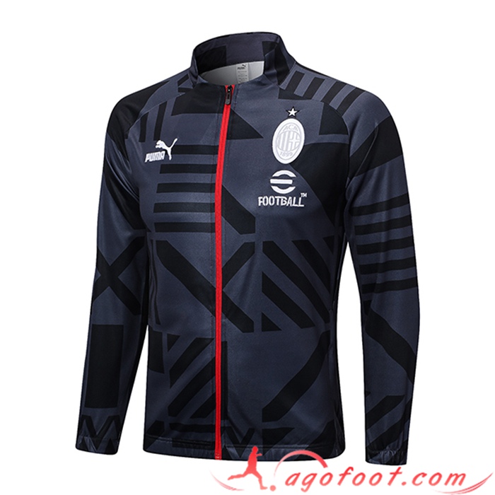 Veste Foot Milan AC Noir/Gris 2023/2023
