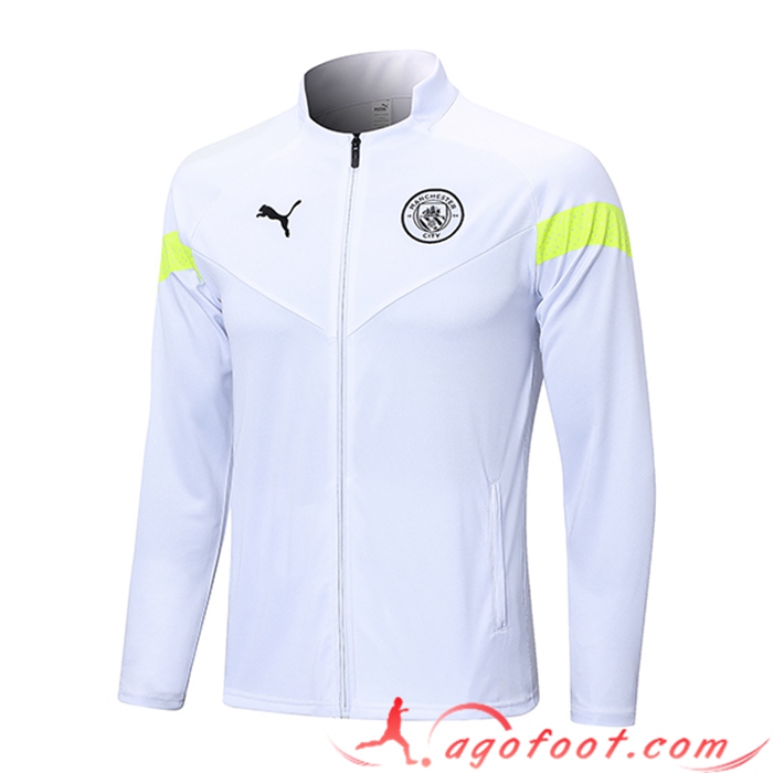 Veste Foot Manchester City Blanc 2023/2023