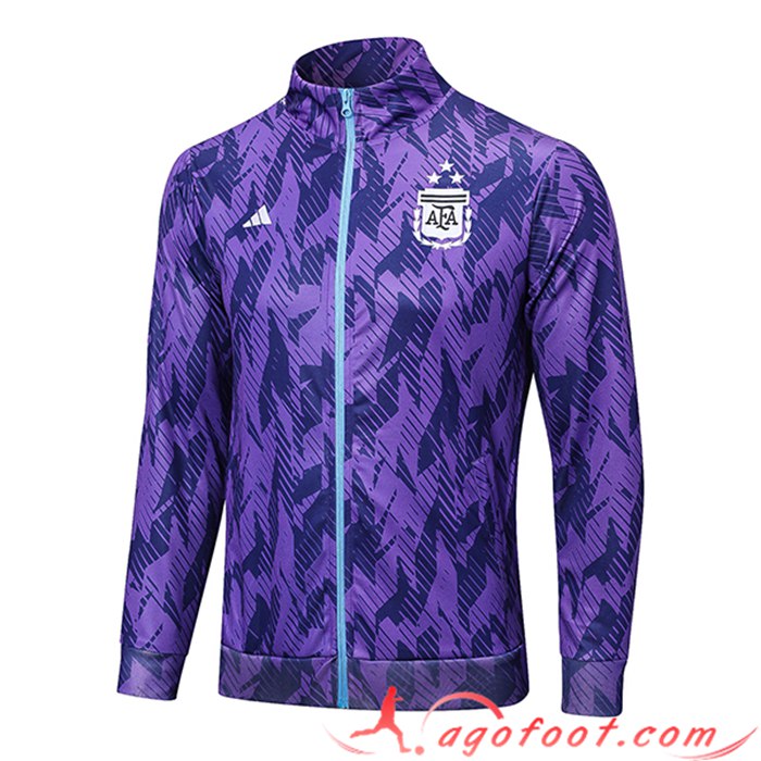 Veste Foot Argentin 3 Stars Pourpre 2023/2023