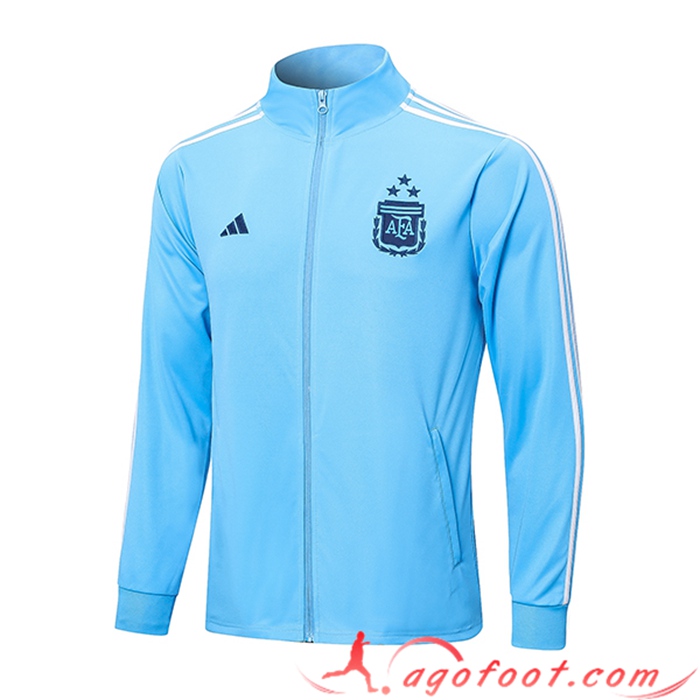 Veste Foot Argentin 3 Stars Bleu Clair 2023/2023