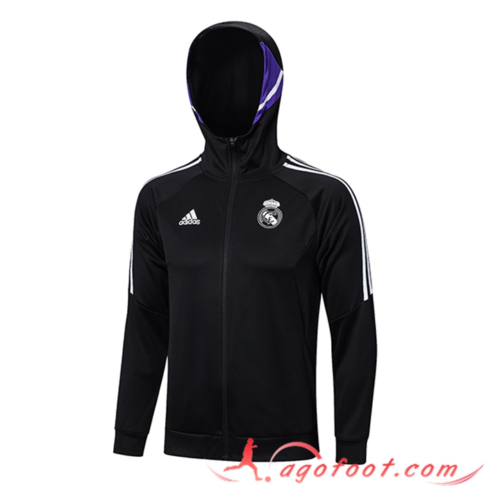 Veste A Capuche Real Madrid Noir 2023/2023