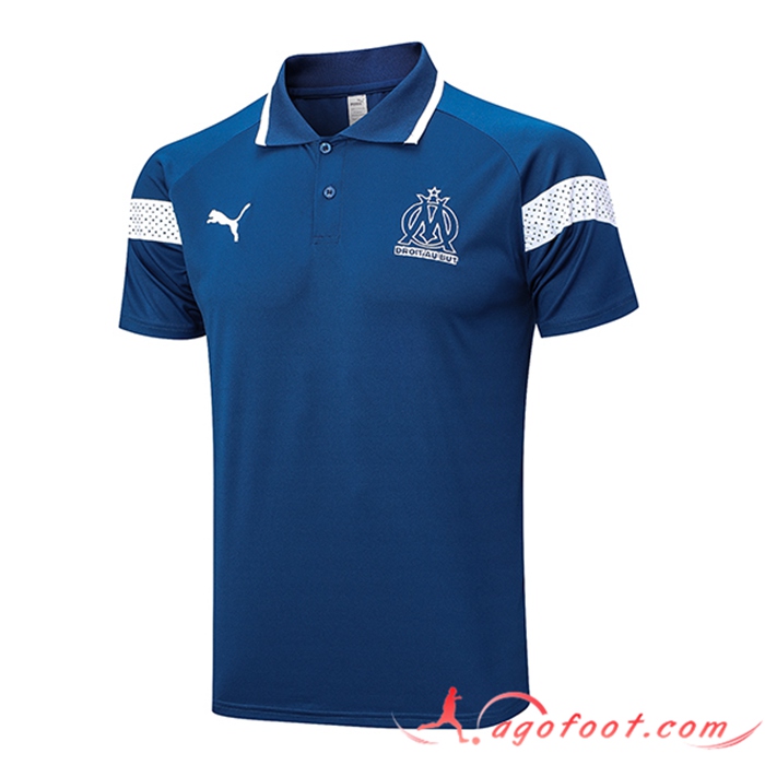 Polo Foot Marseille Bleu 2022/2023