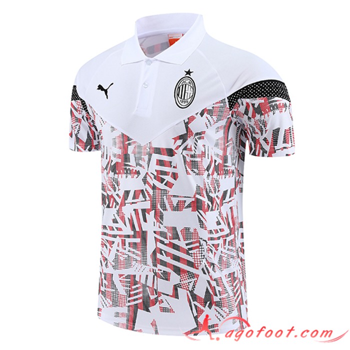 Polo Foot Milan AC Blanc 2022/2023