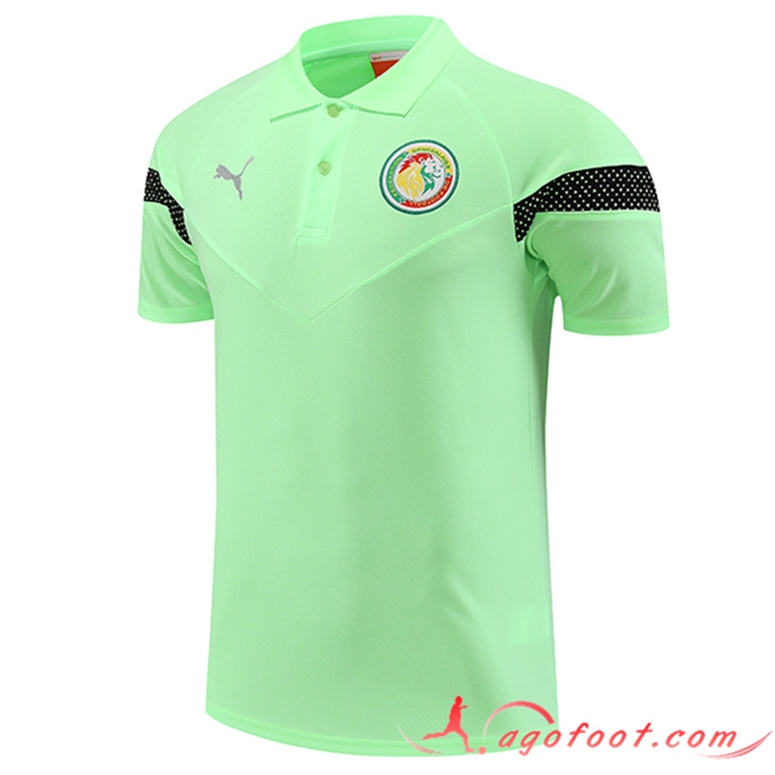 Polo Foot Sénégal Vert 2022/2023
