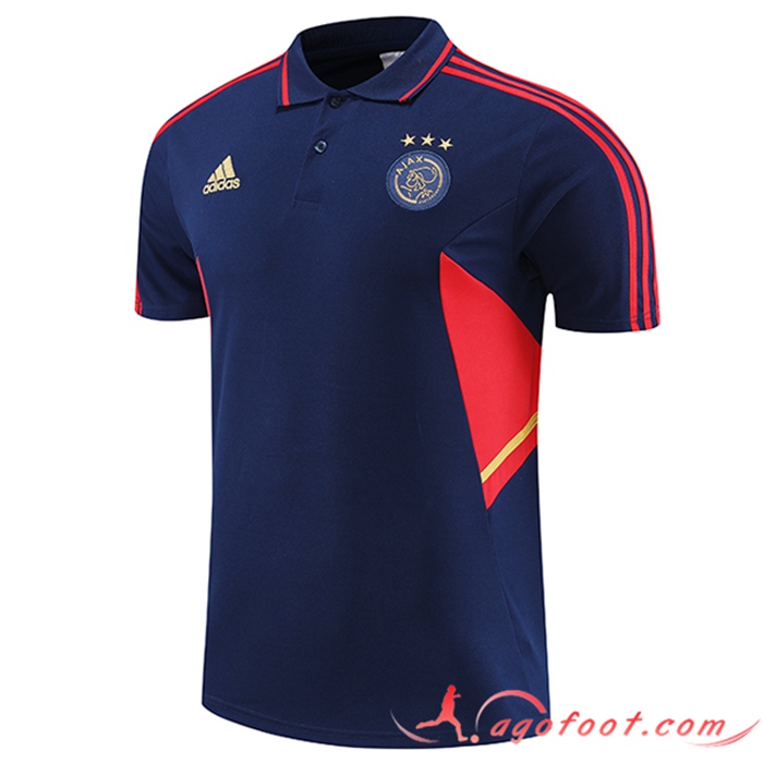 Polo Foot Ajax Bleu Marine 2022/2023