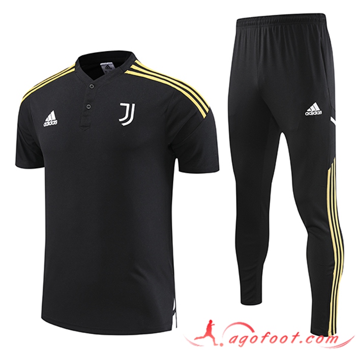 Ensemble Polo Foot Juventus Noir 2022/2023