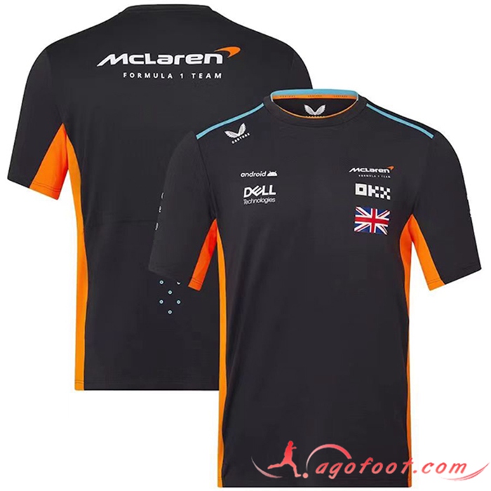 T-Shirt F1 F1 McLaren Team Noir/Orange 2023
