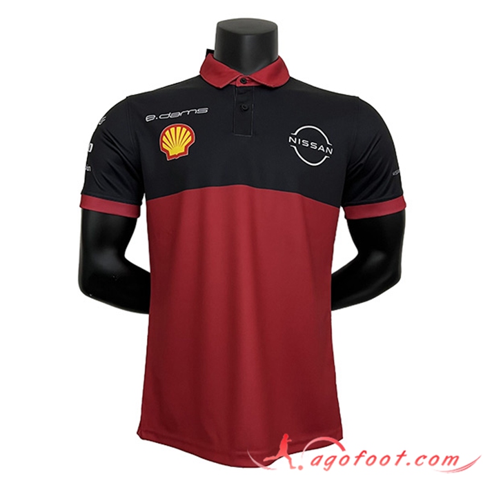Polo F1 Nissan Team Rouge/Noir 2023