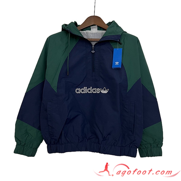 Coupe-Vent Adidas Bleu/Vert 2023