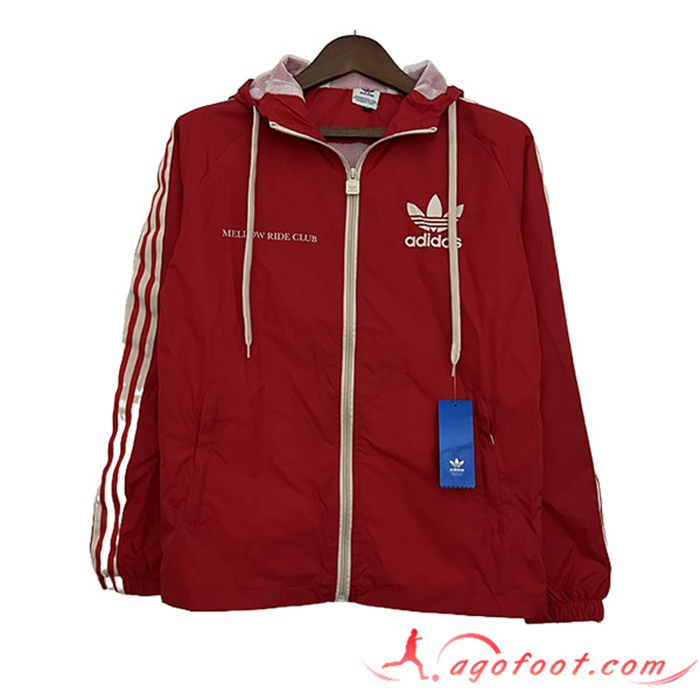 Coupe-Vent Adidas Rouge 2023