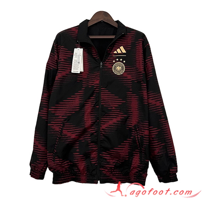 Coupe-Vent Allemagne Noir/Rouge 2022/2023