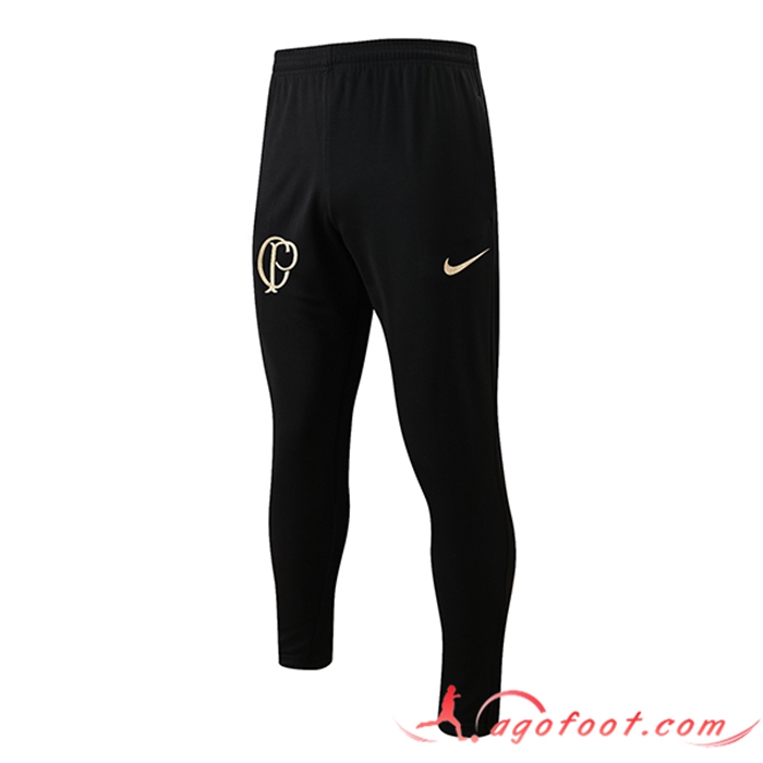 Pantalon Foot Corinthians Noir 2023/2024