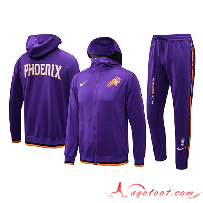 Ensemble Survetement de Foot Phoenix Suns Pourpre 2022