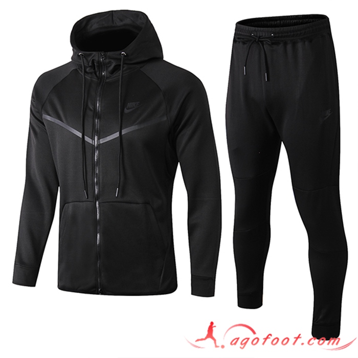 Ensemble Veste A Capuche Coupe-Vent Nike Noir 2022/2023