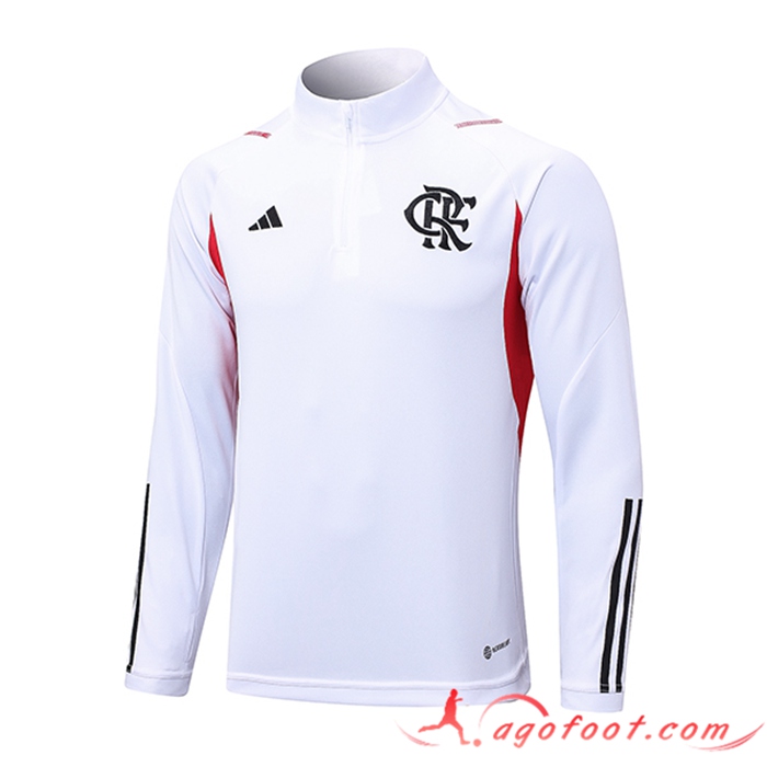 Sweatshirt Training Flamenco Blanc 2023/2024