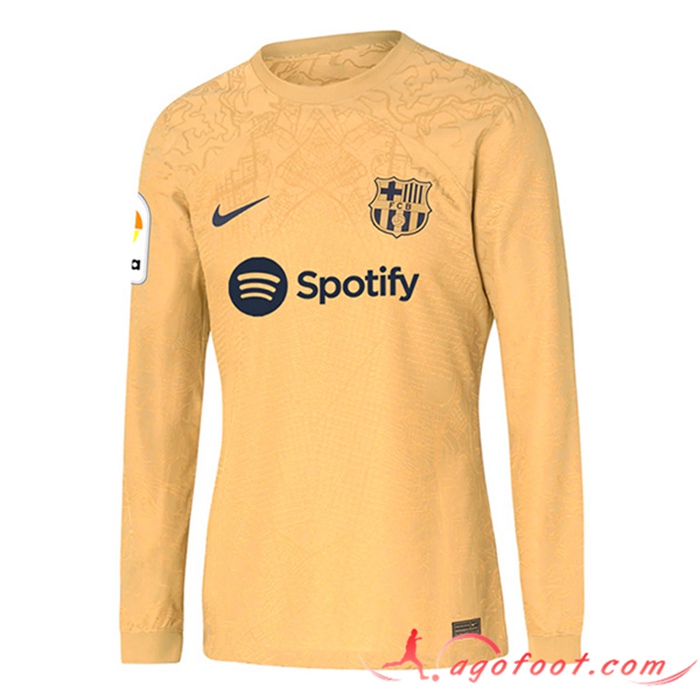 Maillot de Foot FC Barcelone Exterieur Manche Longue 2023/2024