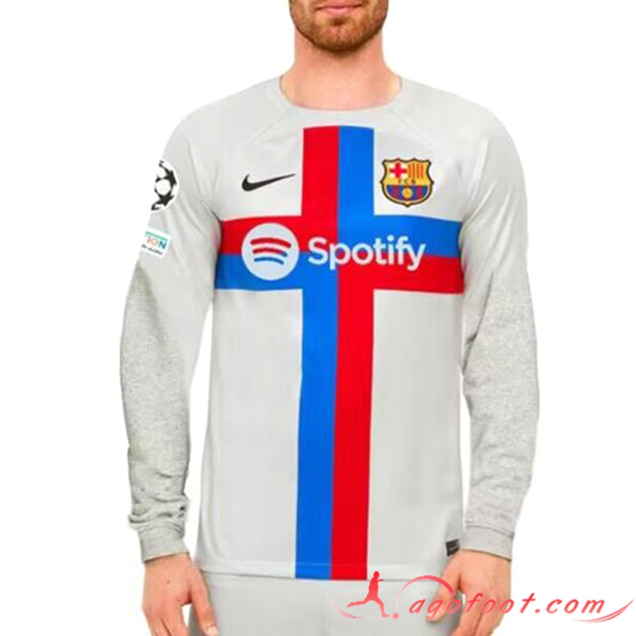 Maillot de Foot FC Barcelone Third Manche Longue 2023/2024