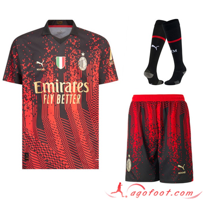 Ensemble Maillot Milan AC x KOCHE Fourth (Short + Chaussettes) 2022/2023