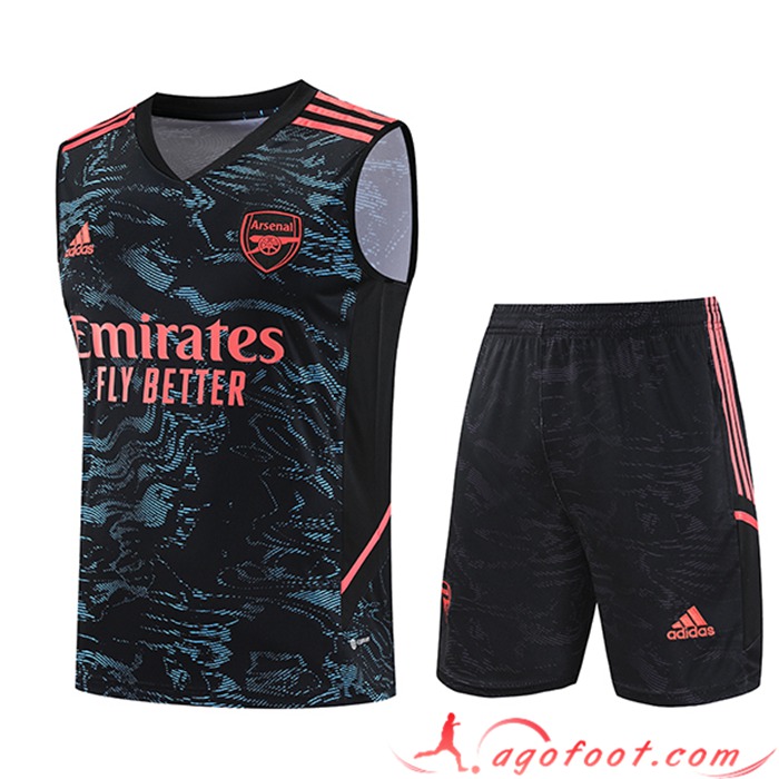 Ensemble Training Debardeur + Shorts Arsenal Noir 2023/2024