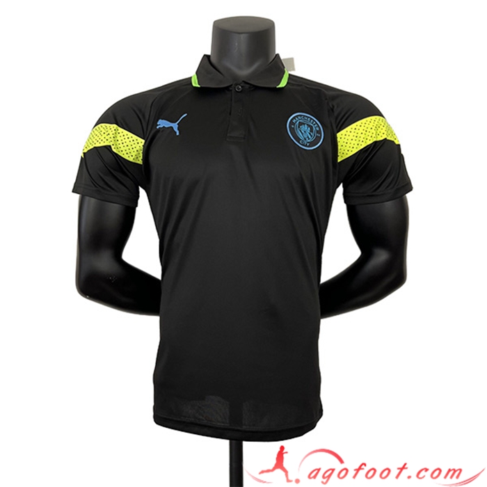 Polo Foot Manchester City Noir 2023/2024