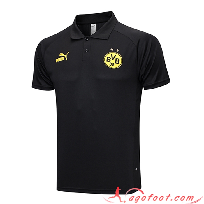 Polo Foot Dortmund Noir 2023/2024