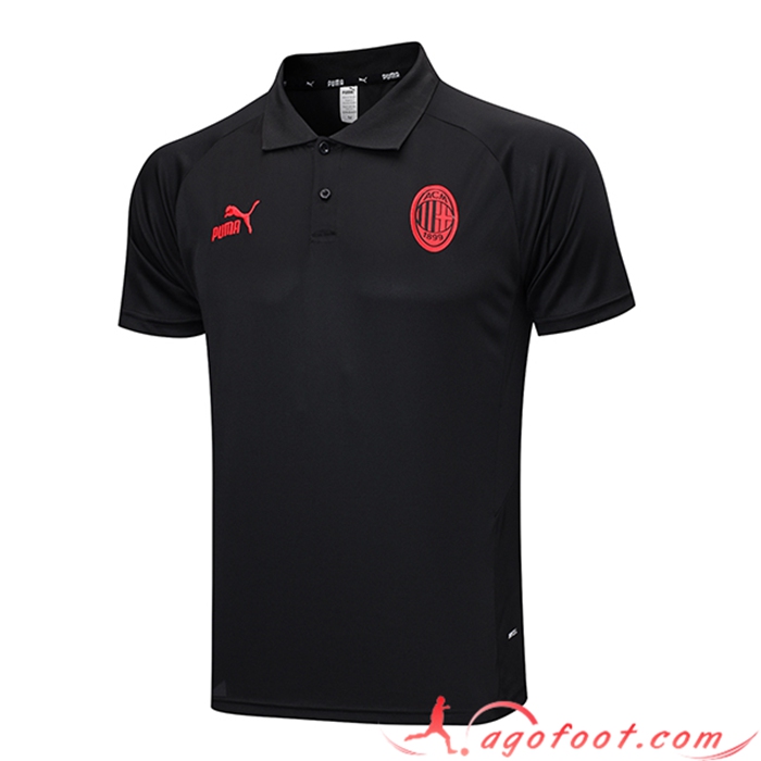 Polo Foot Milan AC Noir 2023/2024