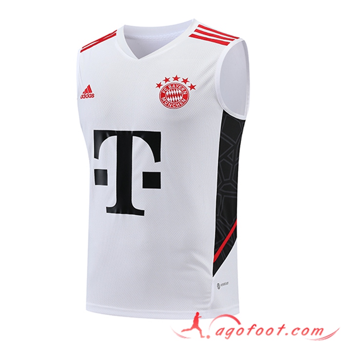 Training Debardeur Bayern Munich Blanc 2023/2024