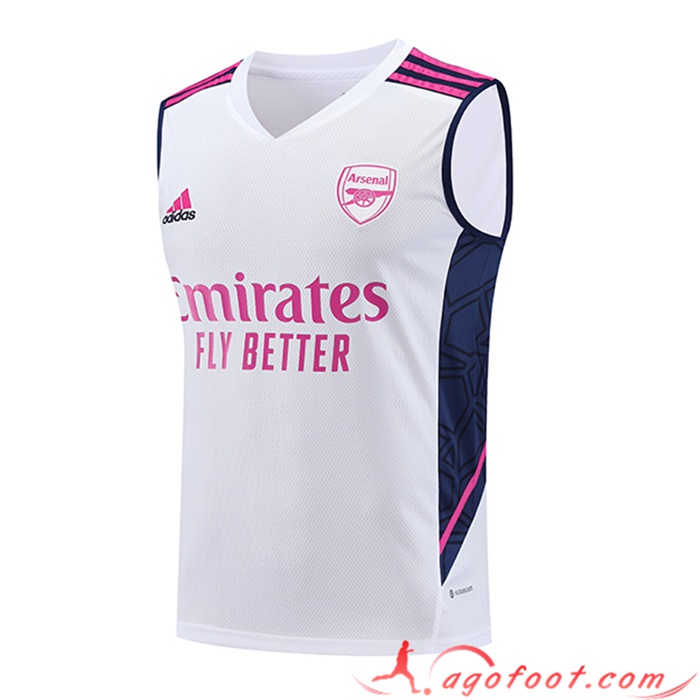 Training Debardeur Arsenal Blanc 2023/2024