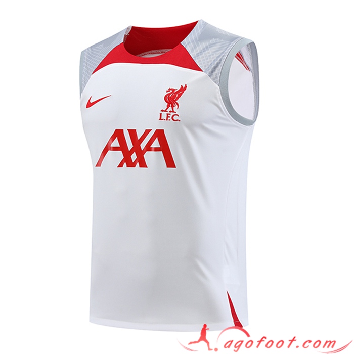 Training Debardeur FC Liverpool Blanc 2023/2024