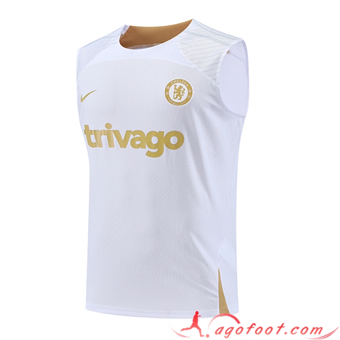 Training Debardeur FC Chelsea Blanc 2023/2024