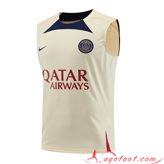 Training Debardeur PSG Jaune 2023/2024