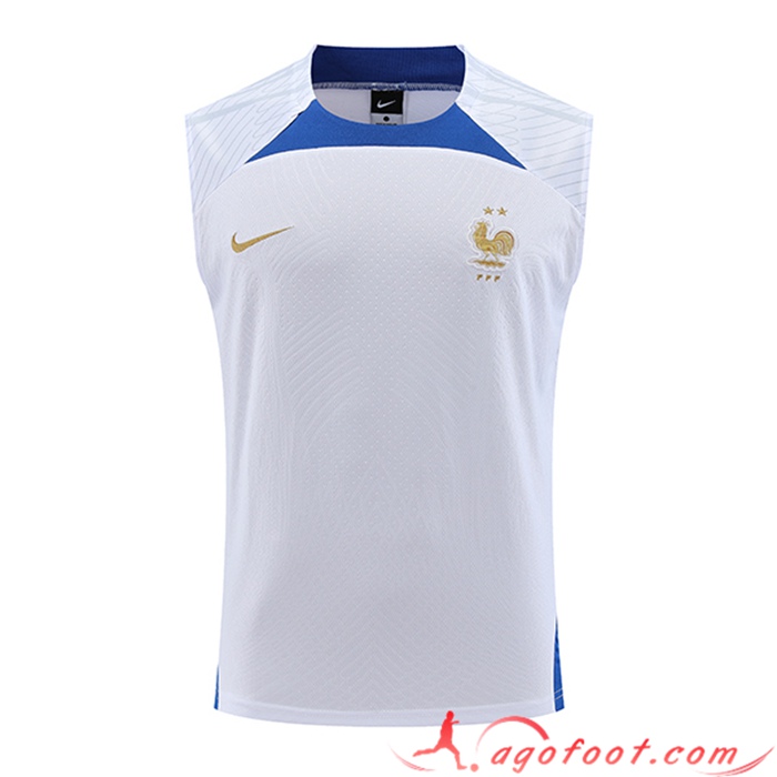 Training Debardeur France Blanc 2023/2024