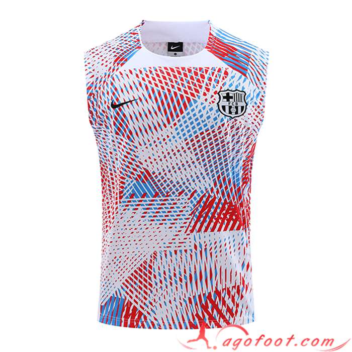 Training Debardeur FC Barcelone Rouge/Bleu 2023/2024