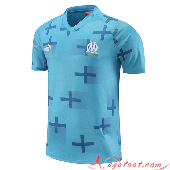 Training T-Shirts Marseille Bleu Clair 2023/2024