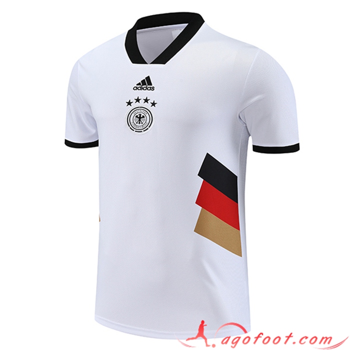 Training T-Shirts Allemagne Blanc 2023/2024