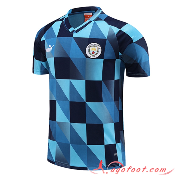Training T-Shirts Manchester City Bleu Clair 2023/2024